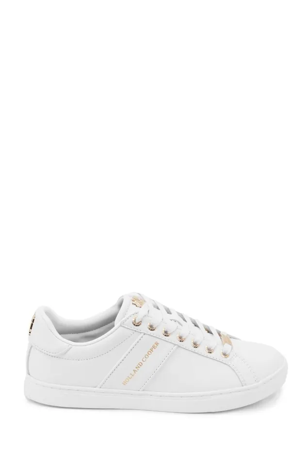Women Trainers Holland Cooper Knightsbridge Court Trainer White