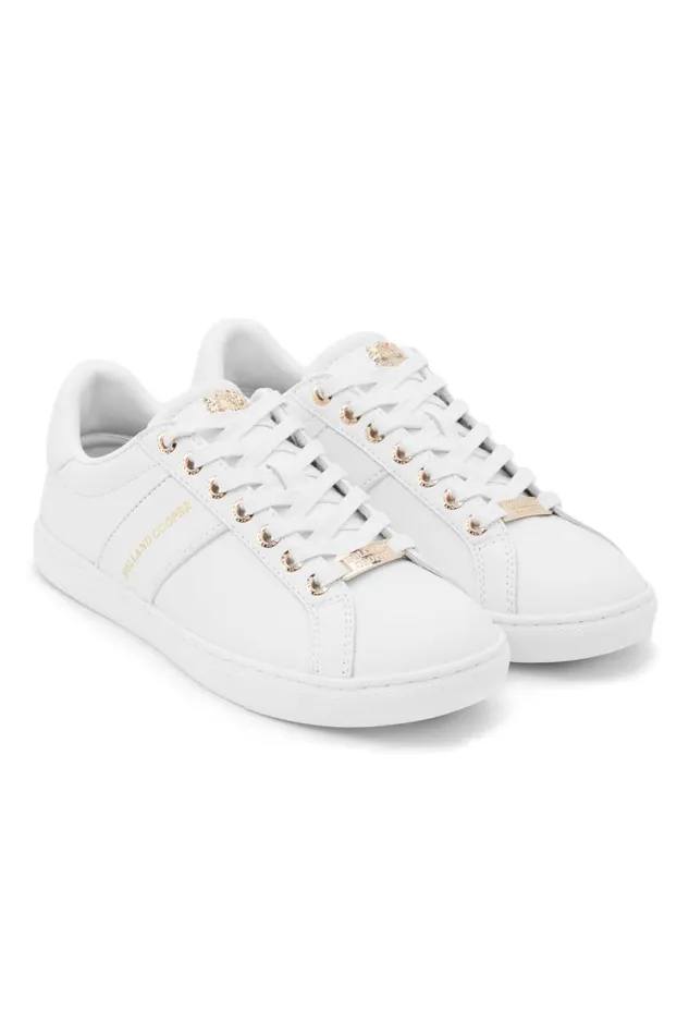 Women Trainers Holland Cooper Knightsbridge Court Trainer White Women Trainers Holland Cooper Knightsbridge Court Trainer White