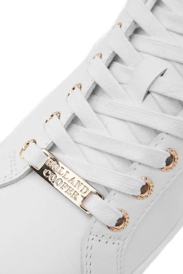 Women Trainers Holland Cooper Knightsbridge Court Trainer White Women Trainers Holland Cooper Knightsbridge Court Trainer White