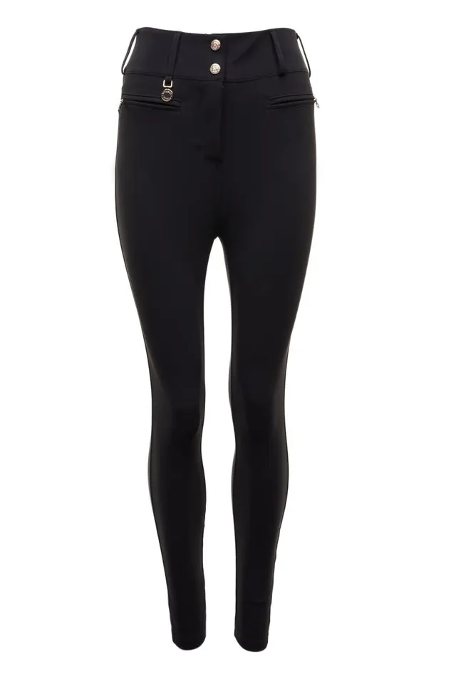 Women Trousers Holland Cooper Contour Trouser Black Women Trousers Holland Cooper Contour Trouser Black