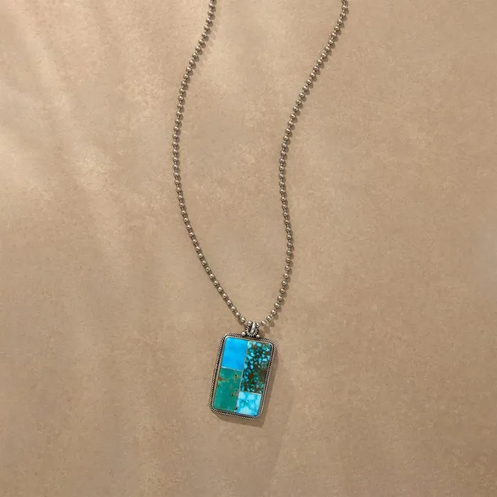 Women Turquoise Collage Necklace Sundance Catalog Necklaces