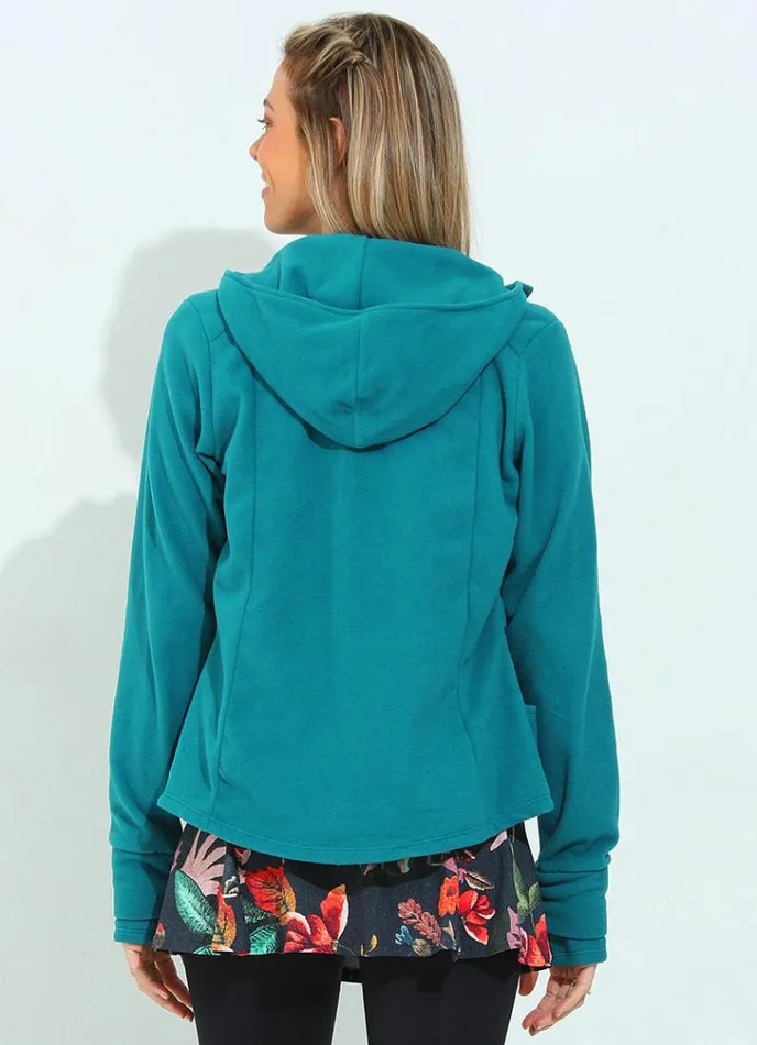 Women UltraSoft Jacket Blue Dona Jo Jackets