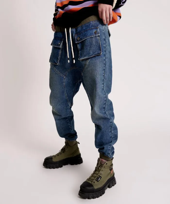 Women USED BLUE CADET JEANS One Teaspoon Bottoms