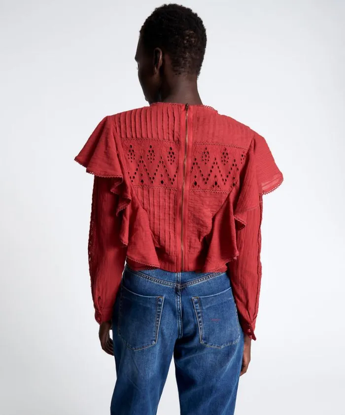 Women VICTORIA LONGSLEEVE CROP One Teaspoon Tops Women VICTORIA LONGSLEEVE CROP One Teaspoon Tops