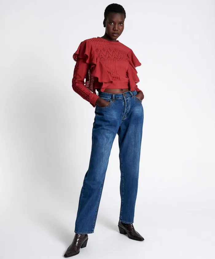 Women VICTORIA LONGSLEEVE CROP One Teaspoon Tops Women VICTORIA LONGSLEEVE CROP One Teaspoon Tops