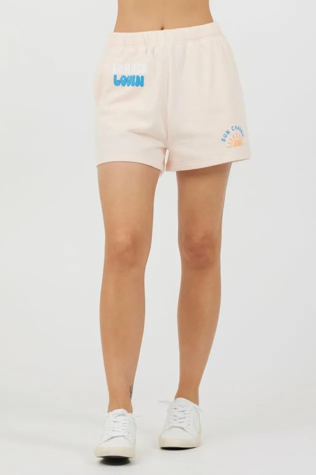 Women Vintage Havana All Bottoms Peach Parfait W Multi Puff quotSunchaserquot Surf Wash Shorts Peach Parfait Women Vintage Havana All Bottoms Peach Parfait W Multi Puff quotSunchaserquot Surf Wash Shorts Peach Parfait