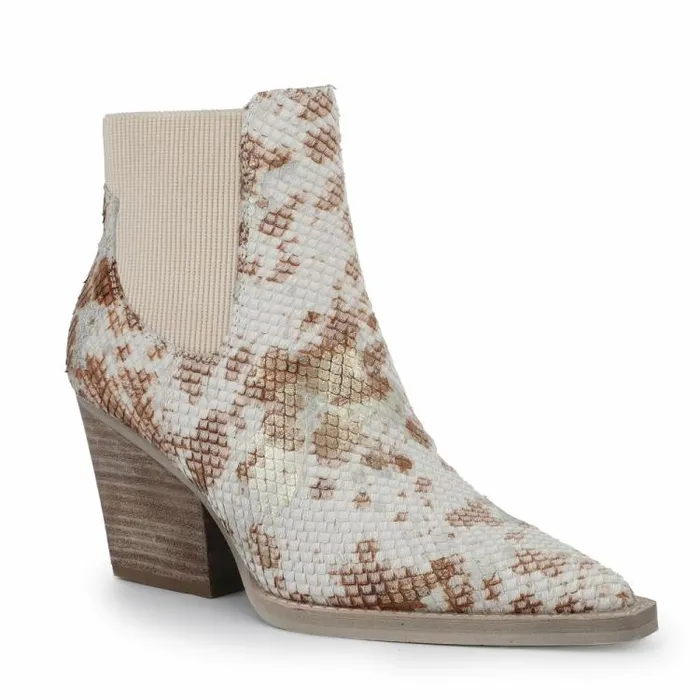 Women Vintage Havana Boots Booties PATRON SNAKE MULTI Snake Multi
