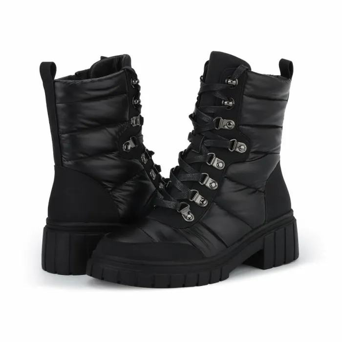 Women Vintage Havana Boots Booties WILCO 8211 BLACK Black