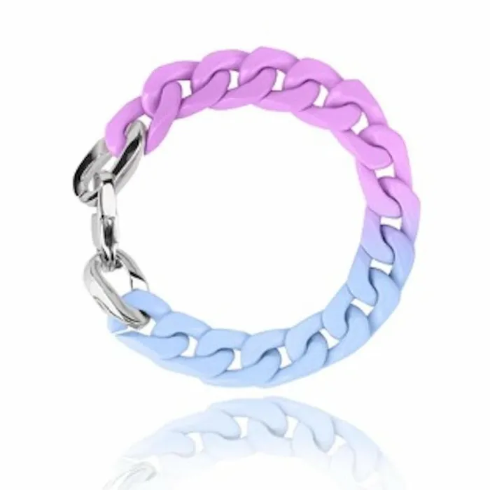 Women Vintage Havana Bracelets DOUBLE DIP BRACELET SKY BLUE PURPLE