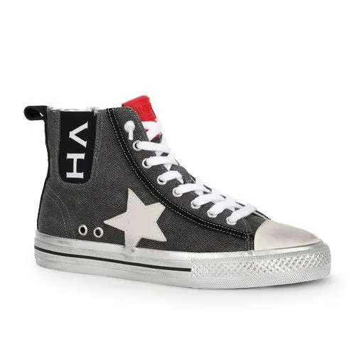 Women Vintage Havana High Tops ALIVE HIGH 8211 GREY CANVAS Gray Canvas