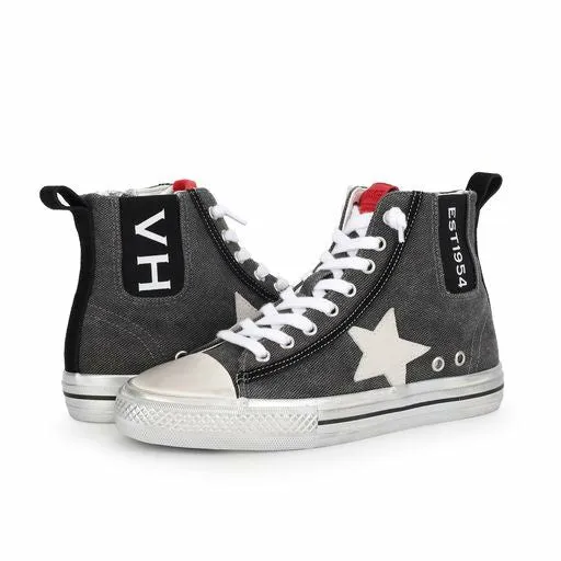 Women Vintage Havana High Tops ALIVE HIGH 8211 GREY CANVAS Gray Canvas