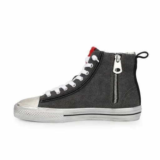 Women Vintage Havana High Tops ALIVE HIGH 8211 GREY CANVAS Gray Canvas