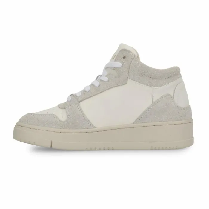 Women Vintage Havana High Tops CELESTE 4 8211 WHITE GREY White Grey