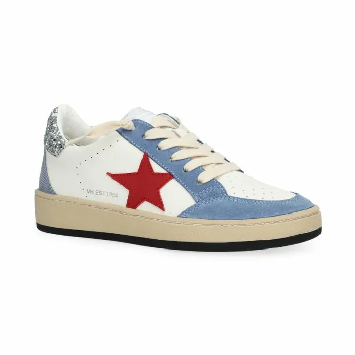 Women Vintage Havana Low Tops DENISSE 25 8211 BLUEREDSILVER GLITTER Blueredsilver Glitter Women Vintage Havana Low Tops DENISSE 25 8211 BLUEREDSILVER GLITTER Blueredsilver Glitter