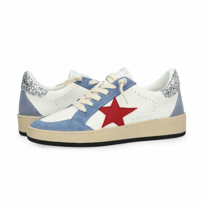 Women Vintage Havana Low Tops DENISSE 25 8211 BLUEREDSILVER GLITTER Blueredsilver Glitter Women Vintage Havana Low Tops DENISSE 25 8211 BLUEREDSILVER GLITTER Blueredsilver Glitter