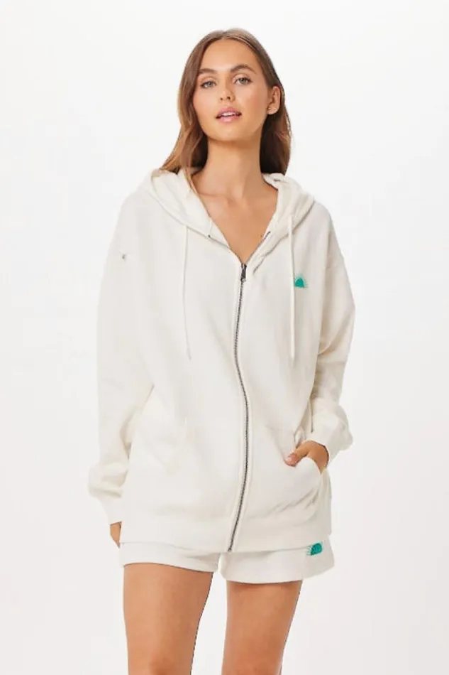 Women Vintage Havana Sweatshirts White St Barth Jet Setter Surf Wash Zip Up White Women Vintage Havana Sweatshirts White St Barth Jet Setter Surf Wash Zip Up White