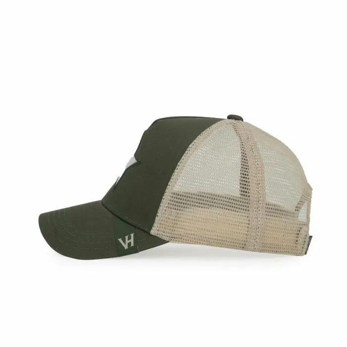 Women Vintage Havana Trucker Hat BASIC 6 HAT