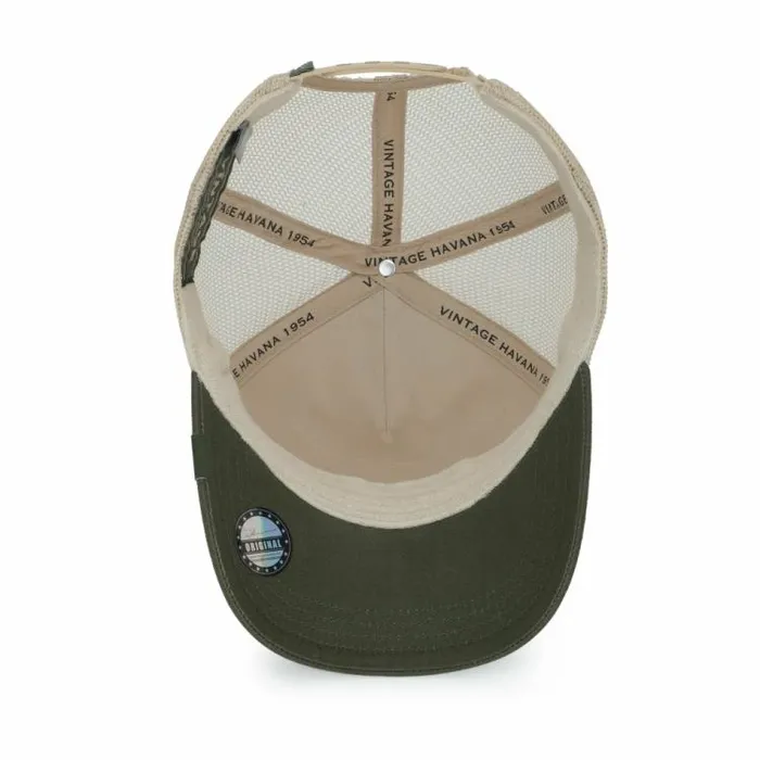 Women Vintage Havana Trucker Hat BASIC 6 HAT