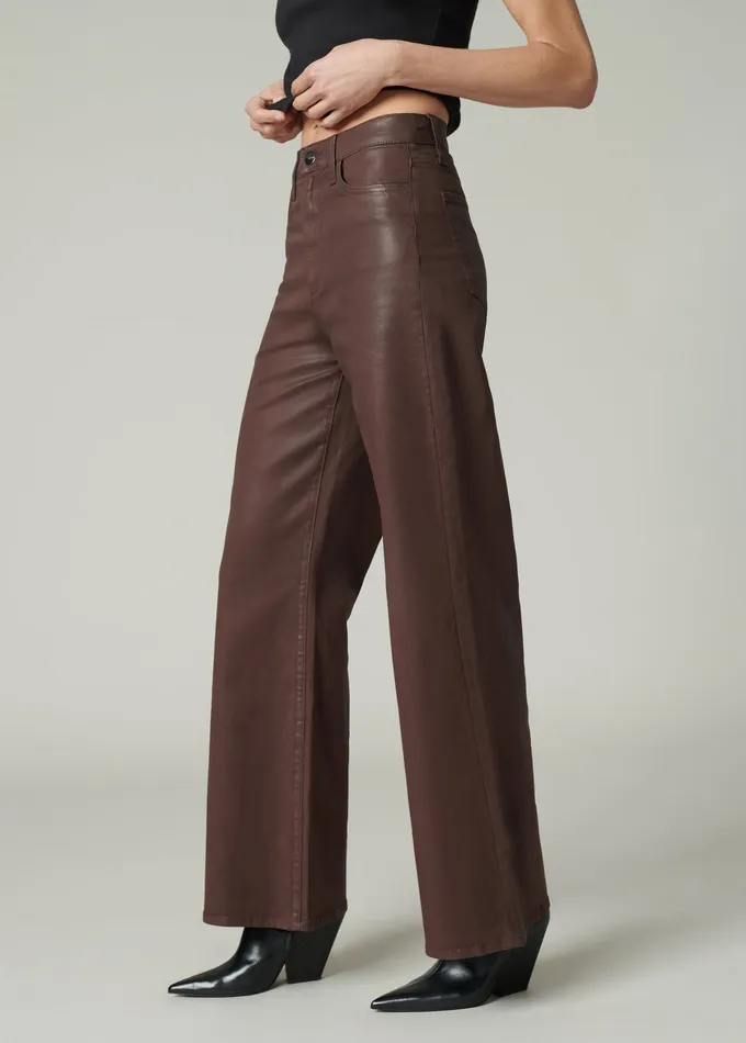 Women Wide Leg Joe8217s Jeans THE MIA PETITE Espresso