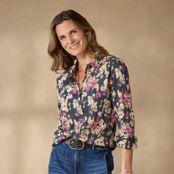 Women Winterberry Shirt Cranberry Sundance Catalog Tops