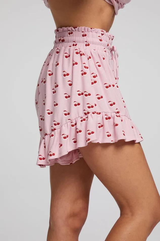 Womens Chaser Brand Bottoms Cherry Shorts