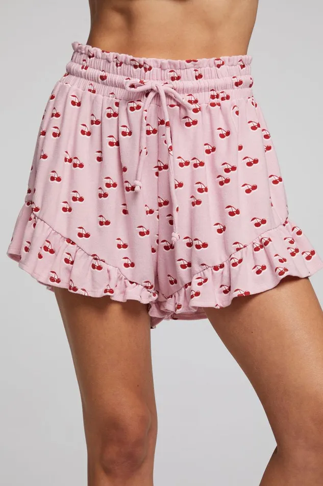 Womens Chaser Brand Bottoms Cherry Shorts
