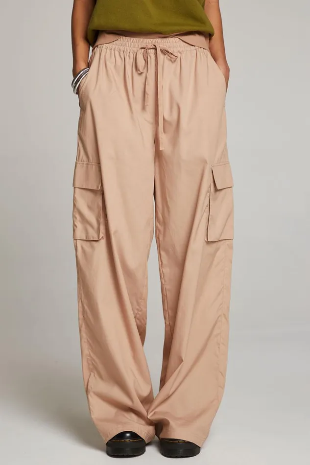 Womens Chaser Brand Bottoms Iris Warm Taupe Trouser