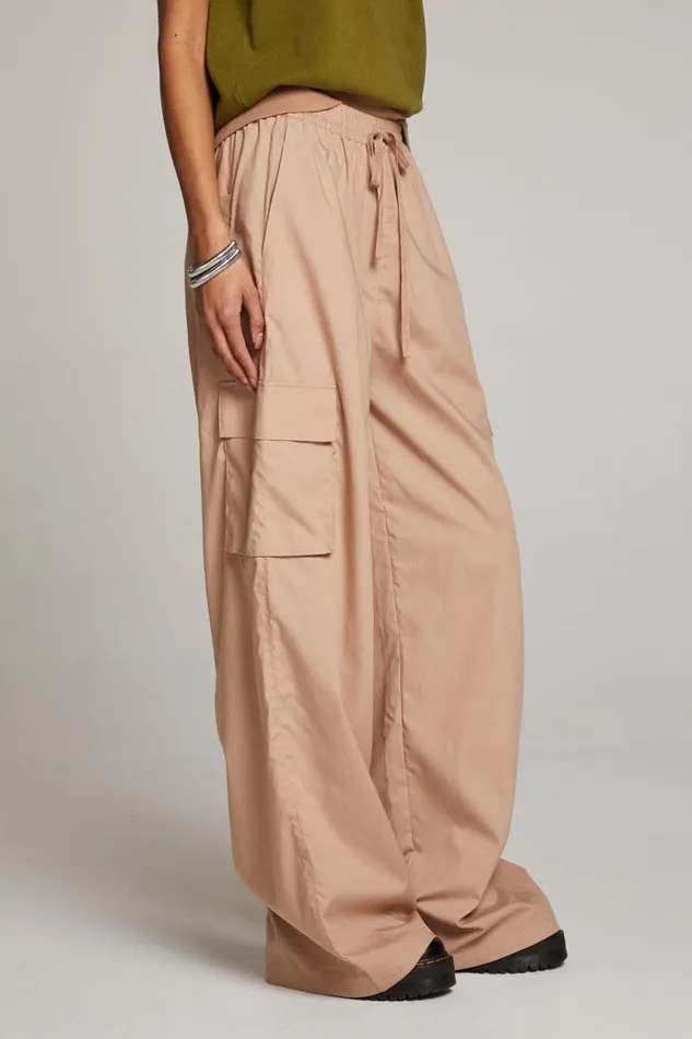 Womens Chaser Brand Bottoms Iris Warm Taupe Trouser