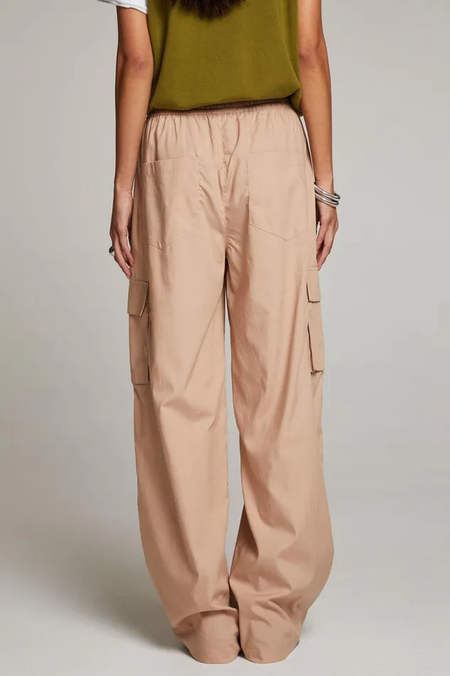 Womens Chaser Brand Bottoms Iris Warm Taupe Trouser