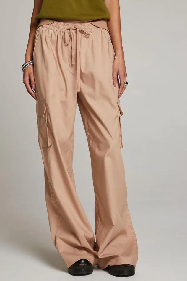 Womens Chaser Brand Bottoms Iris Warm Taupe Trouser