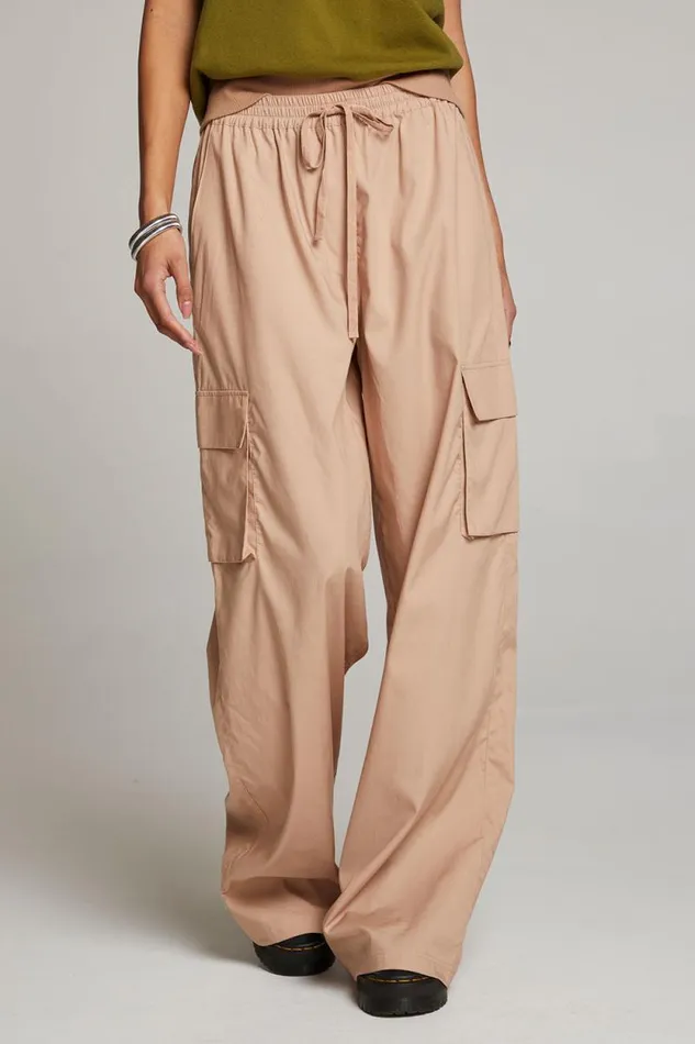 Womens Chaser Brand Bottoms Iris Warm Taupe Trouser
