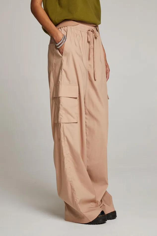 Womens Chaser Brand Bottoms Iris Warm Taupe Trouser