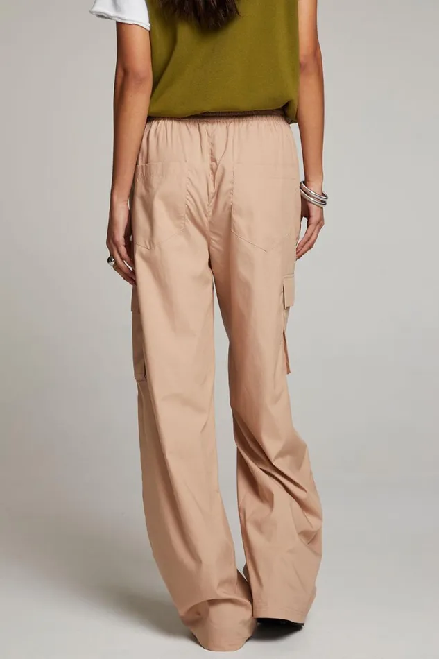 Womens Chaser Brand Bottoms Iris Warm Taupe Trouser