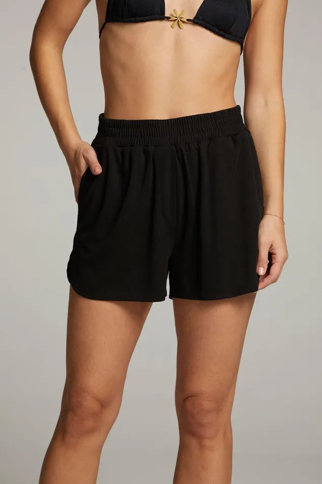 Womens Chaser Brand Bottoms Jackson Black Short