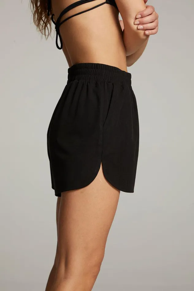 Womens Chaser Brand Bottoms Jackson Black Short