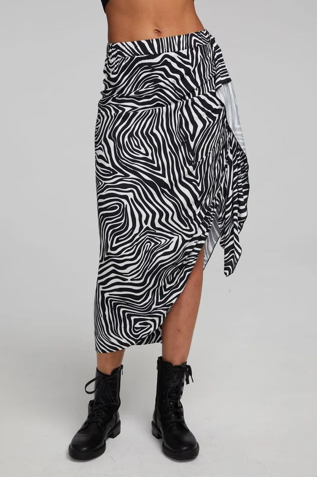Womens Chaser Brand Bottoms Lindsay Wild Thing Midi Skirt