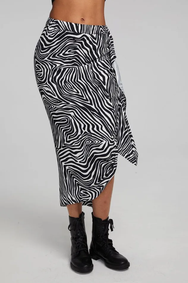 Womens Chaser Brand Bottoms Lindsay Wild Thing Midi Skirt