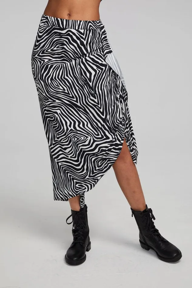 Womens Chaser Brand Bottoms Lindsay Wild Thing Midi Skirt