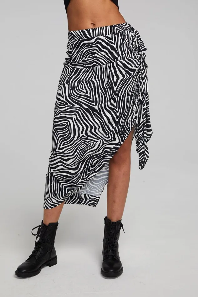 Womens Chaser Brand Bottoms Lindsay Wild Thing Midi Skirt