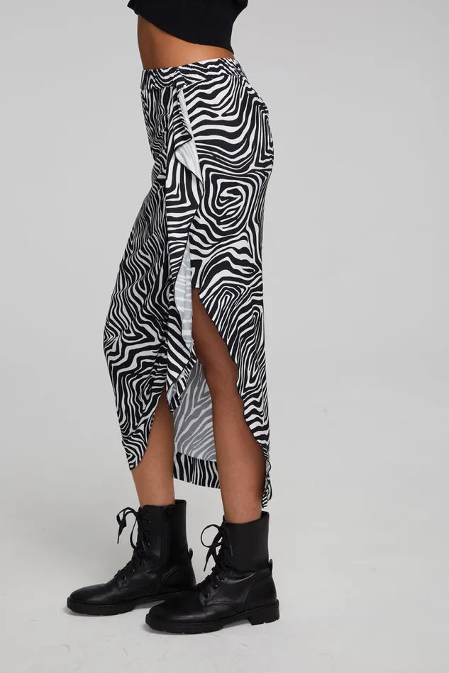 Womens Chaser Brand Bottoms Lindsay Wild Thing Midi Skirt