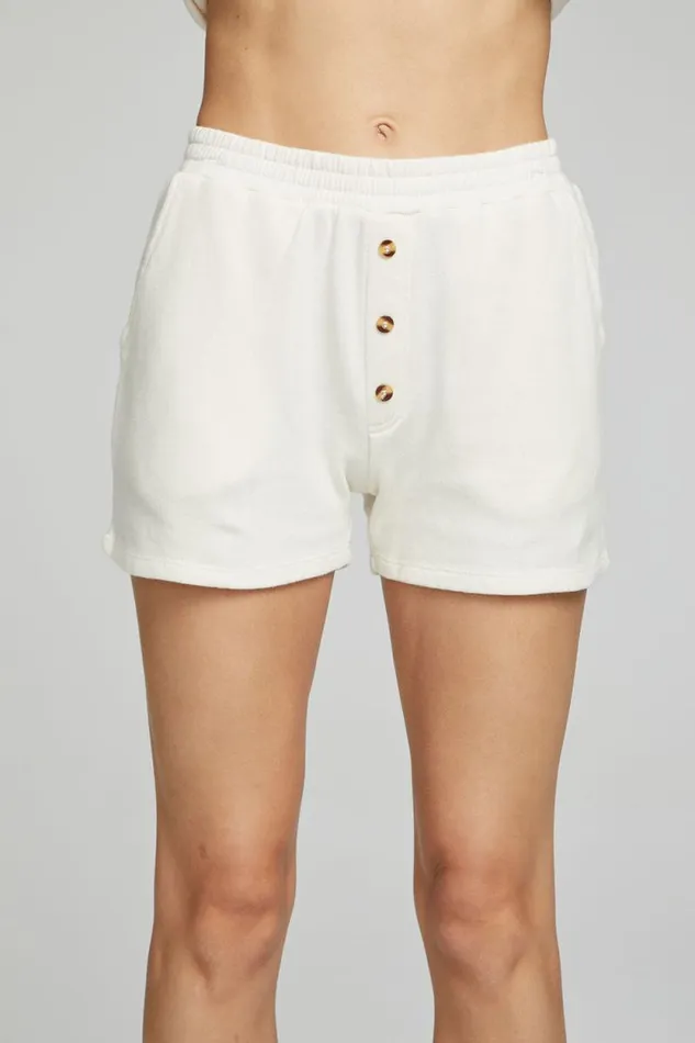 Womens Chaser Brand Bottoms Ollie Boxer Shorts 8211 Gardenia
