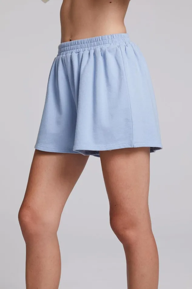 Womens Chaser Brand Bottoms Riley Blue Grotto Shorts
