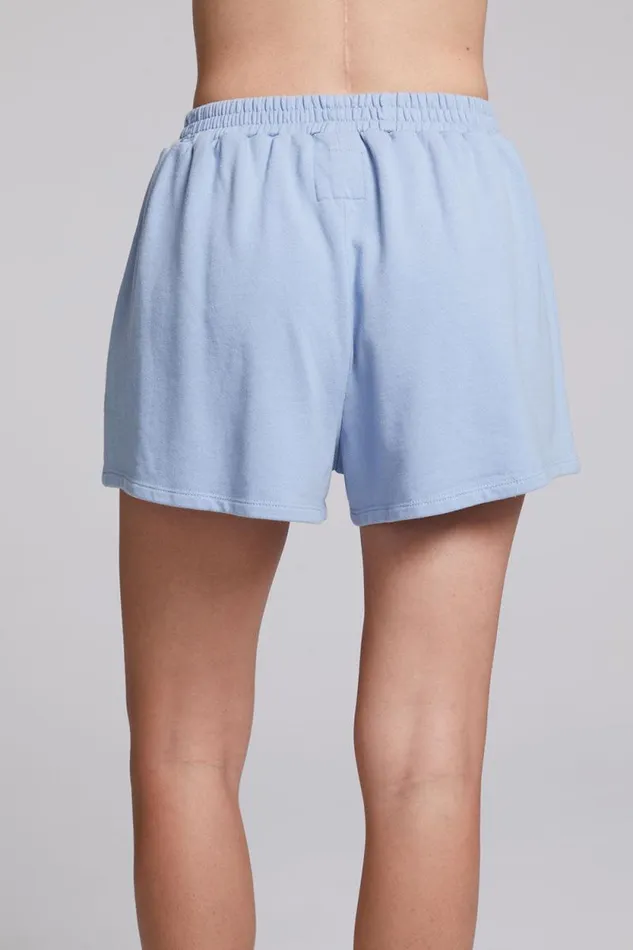 Womens Chaser Brand Bottoms Riley Blue Grotto Shorts