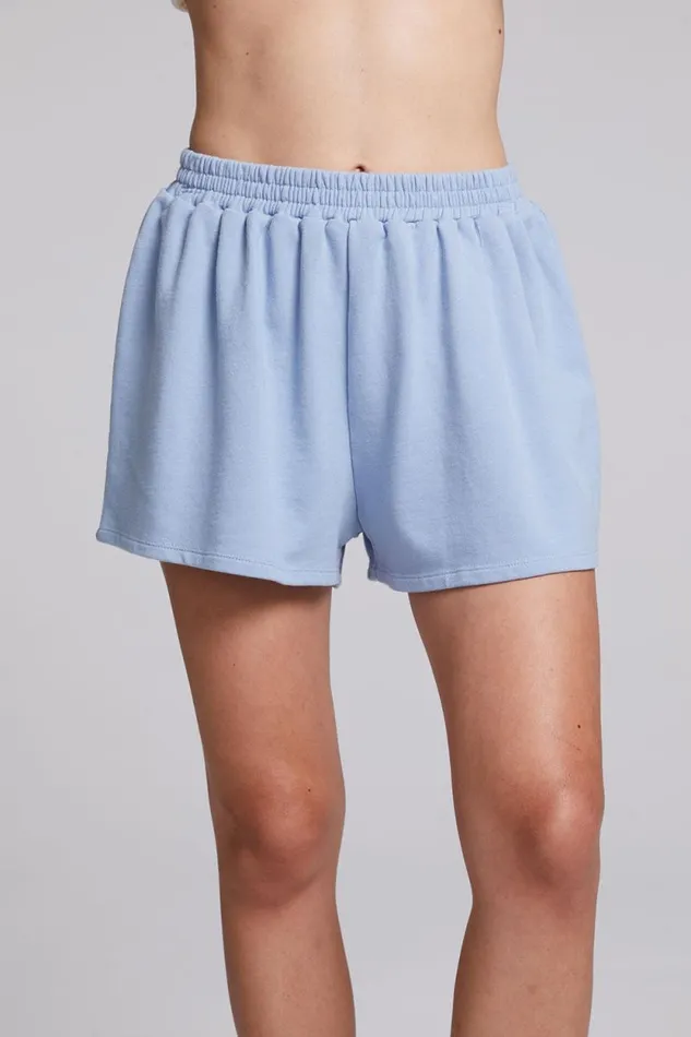 Womens Chaser Brand Bottoms Riley Blue Grotto Shorts