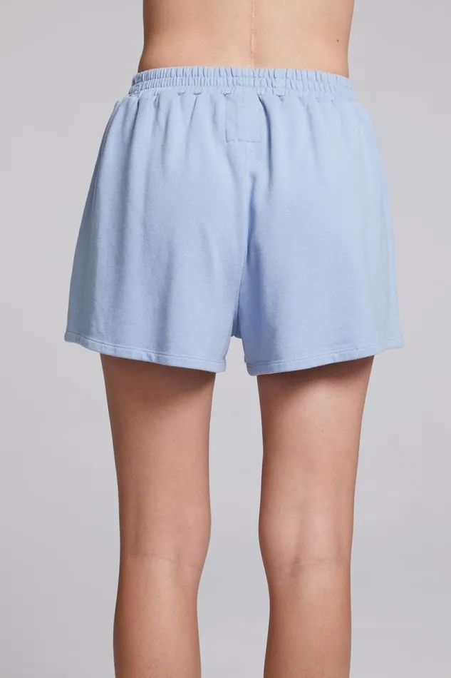 Womens Chaser Brand Bottoms Riley Blue Grotto Shorts