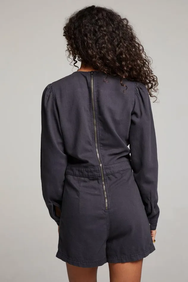 Womens Chaser Brand Bottoms Sami Licorice Romper