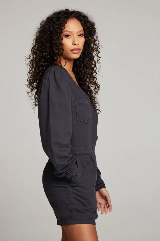Womens Chaser Brand Bottoms Sami Licorice Romper