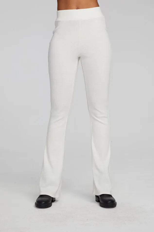 Womens Chaser Brand Bottoms Tara Bright White Legging