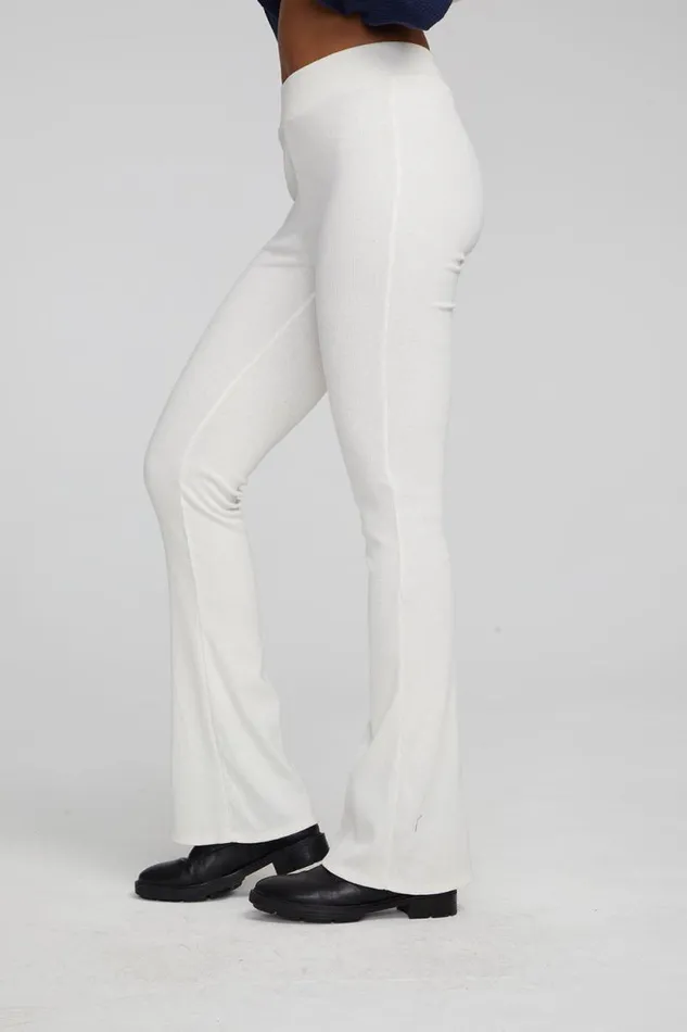 Womens Chaser Brand Bottoms Tara Bright White Legging