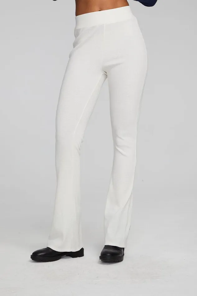 Womens Chaser Brand Bottoms Tara Bright White Legging
